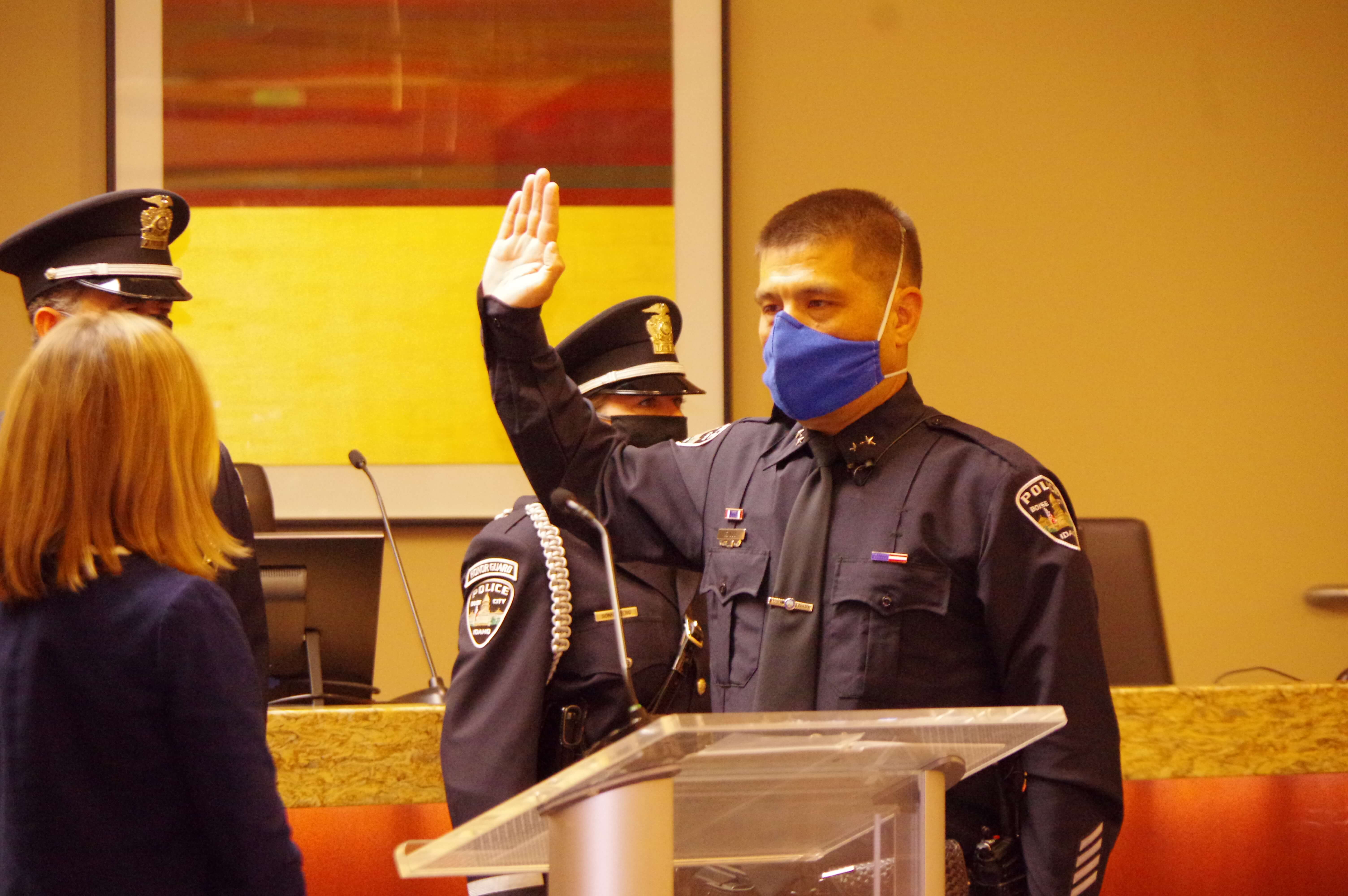 Boise Swears In New Police Chief News City Of Boise